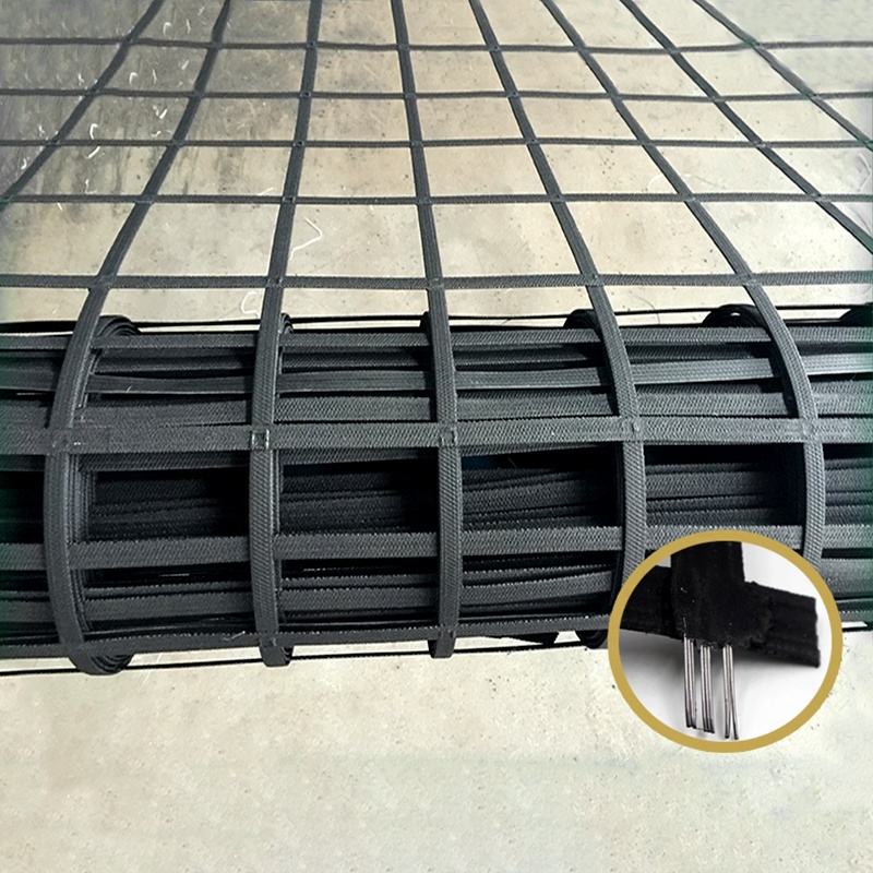 Steel Plastic Geogrid-1