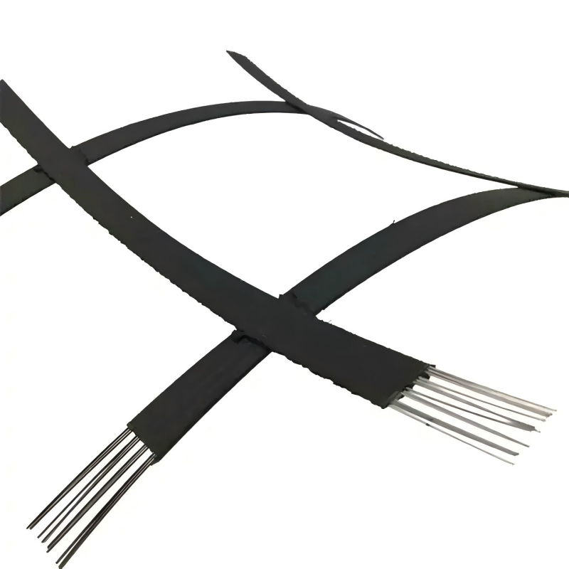 Steel Plastic Geogrid-2
