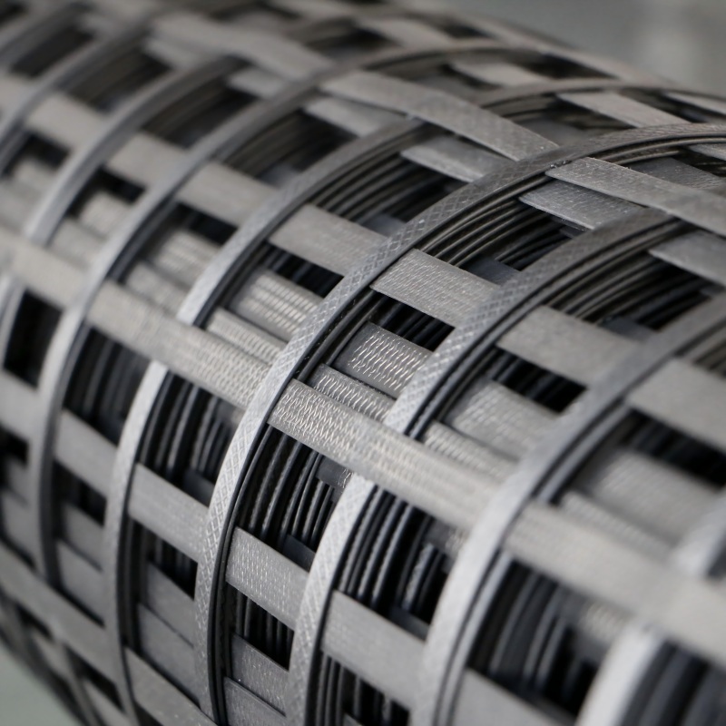 Steel Plastic Geogrid-3