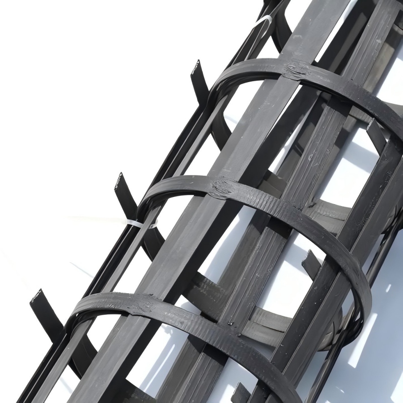 Steel Plastic Geogrid-7